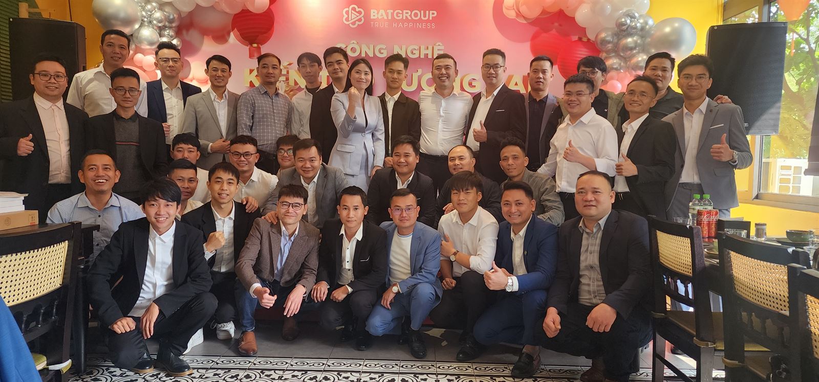 Toàn thể đội ngũ BAT Group tại sự kiện Công nghệ kiến tạo tương lai
